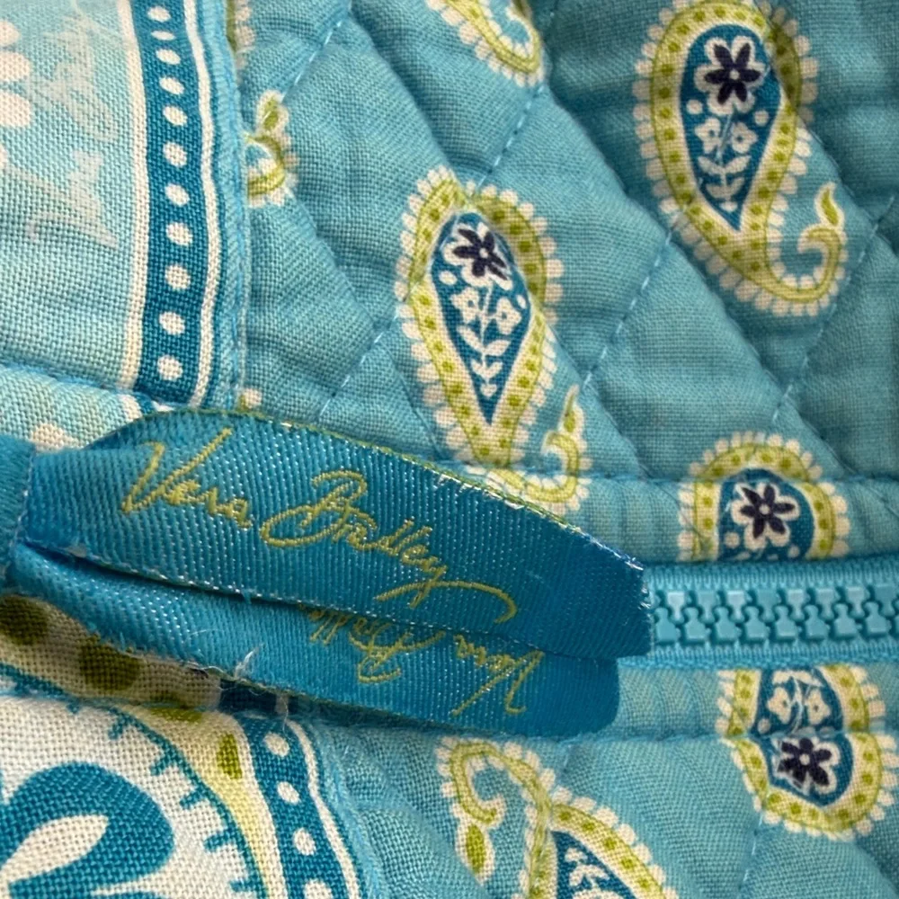 Vera Bradley Turquoise Paisley Shoulder Bag - Picture 2 of 4